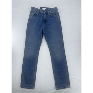 NWT  H&M Slim Fit Jeans Women's High Waist Ankle  Size 4 Blue